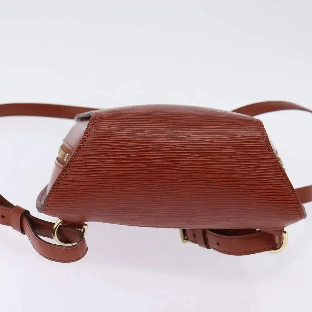Louis Vuitton Epi Mabillon Backpack Brown